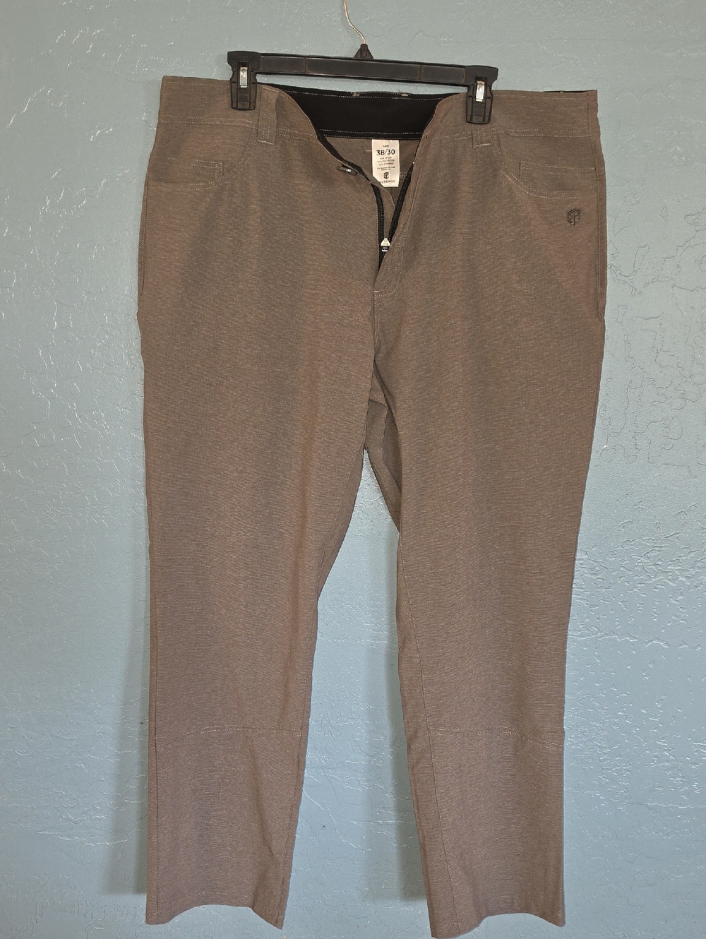 Born Primitive Men's Tactical Grey Slim Chino Pants
